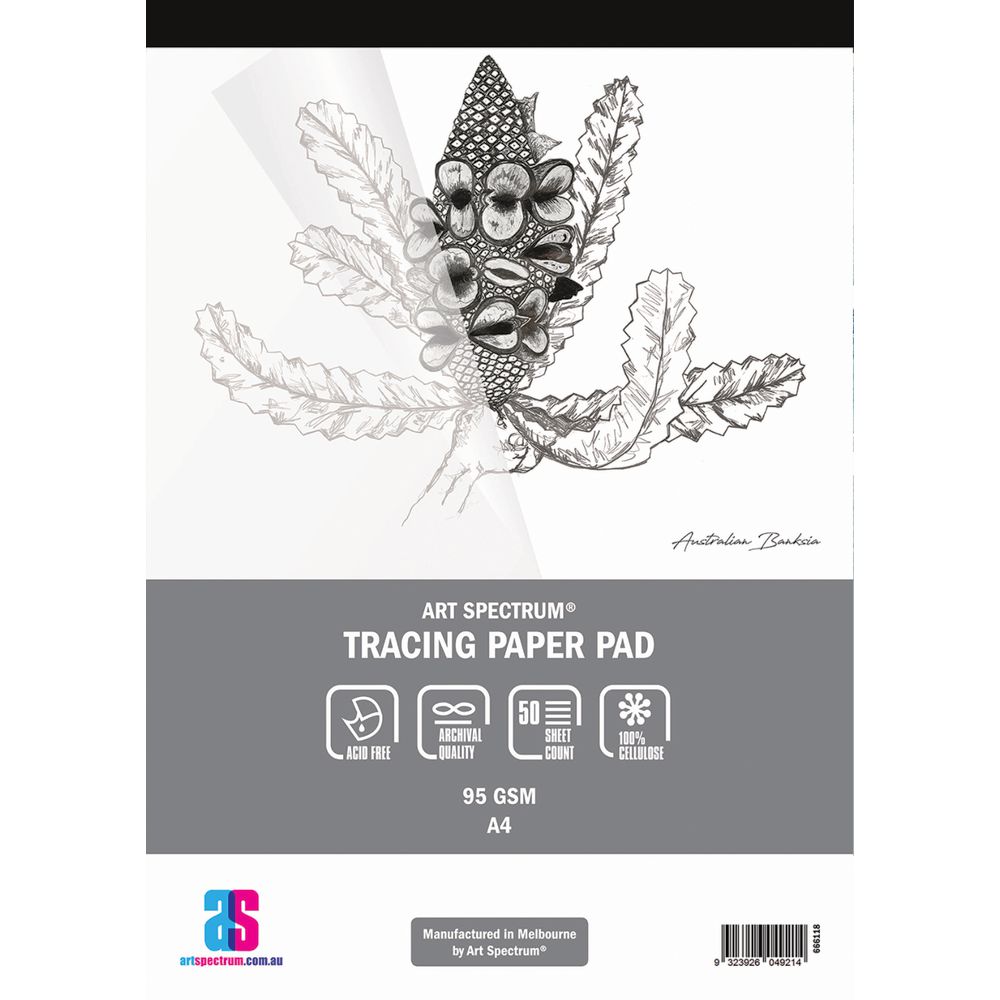 Tracing Paper for drawing. A4 size tracing paper sheets for art projects