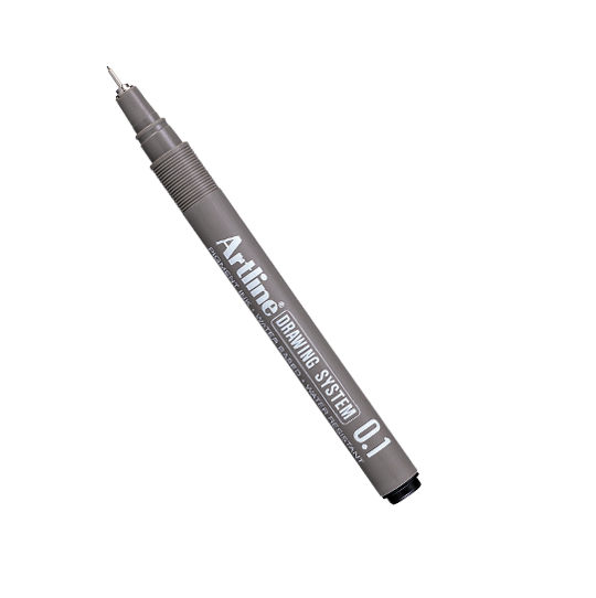 Artline 231 Drawing System 0.1mm Black