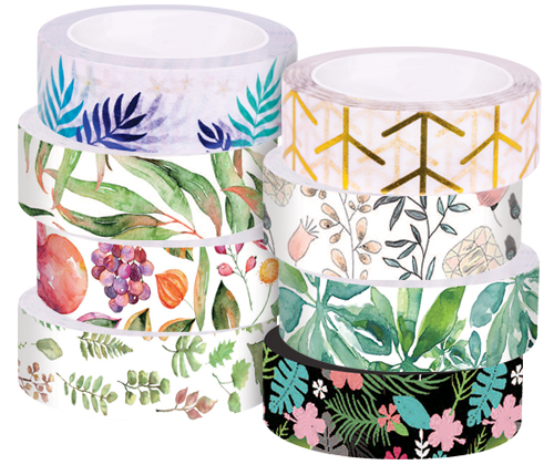 Washi Tape Plant 8pack