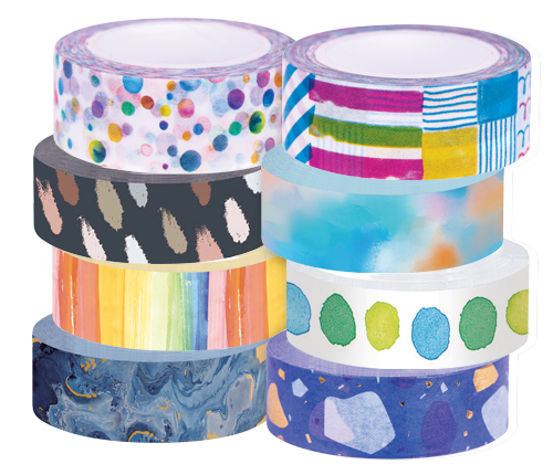 Washi Tape Arty 8pack