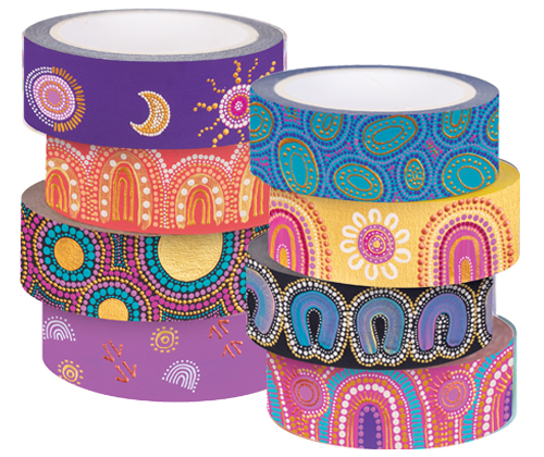 Washi Tape – Contemporary Australian Indigenous 8pack