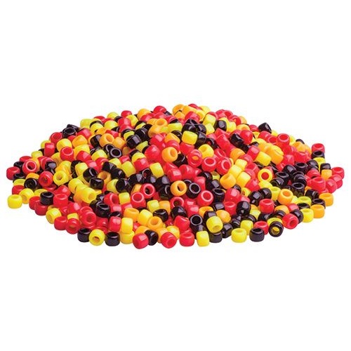 Pony Beads "Red,Yellow,Black"