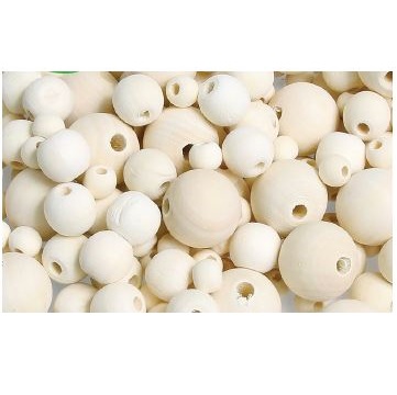 Wooden Natural Beads 500grams