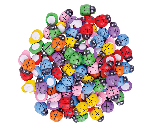 Wooden Ladybugs Asst 200pack