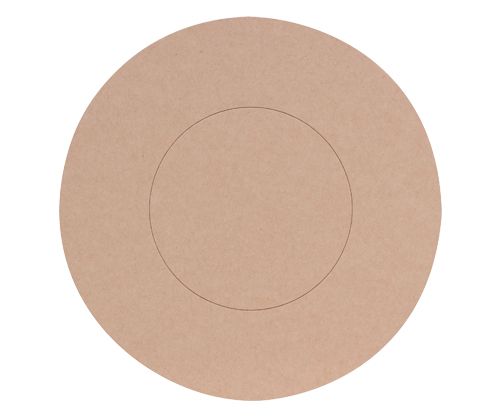 Cardboard Circle Base 19cm