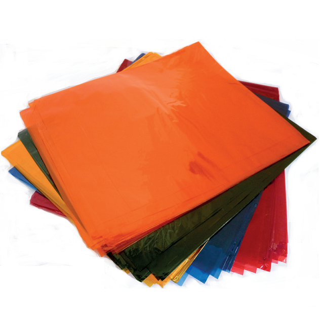 Cellophane  Assorted coloured Packs