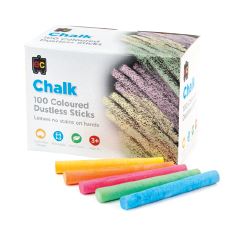Dustless Classroom Chalk Coloured 100pack