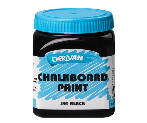 Derivan Chalkboard Paint Jet Black 250ml