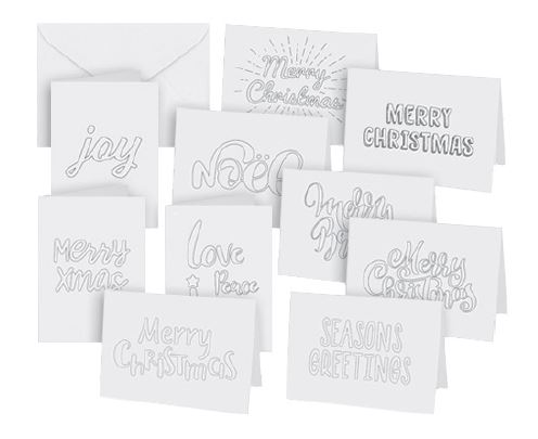 ColourMe Christmas Gift Cards 10pack