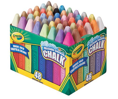 Sidewalk Chalk, 48 Count, Crayola.com