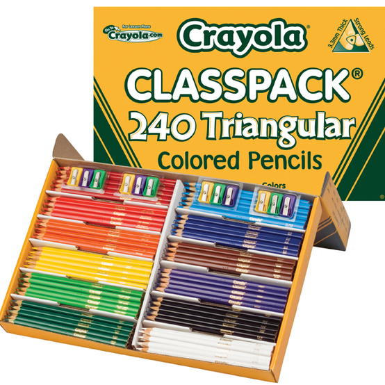 Crayola Triangular Pencil Class Pack