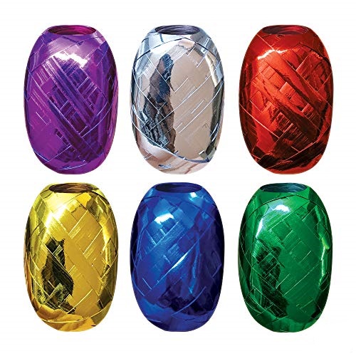 Curling Ribbon Metallic 6pack