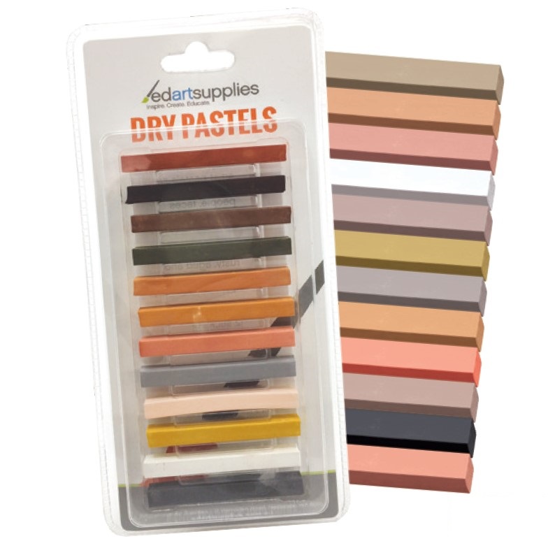 Earth Tone Chalk Pastels 12pack