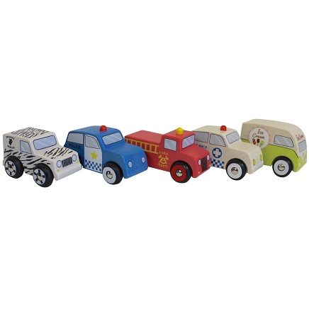 Discoveroo Emergency Cars (Set of 5)