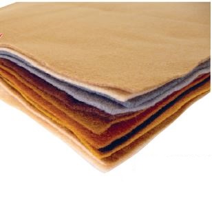 Felt Square Natural Colours 12pk