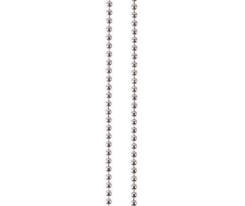 Ball Chain with Clasp 2mm x 67cm 10’s Silver