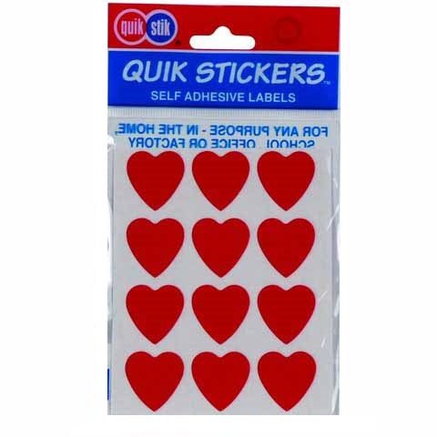 Quik Stick Hearts