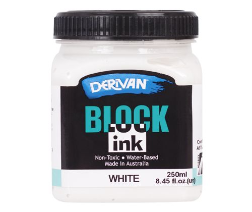 Derivan Block Ink 250mL White