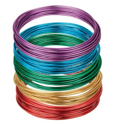 Craft Coloured Wire  2mm x 6m Assorted