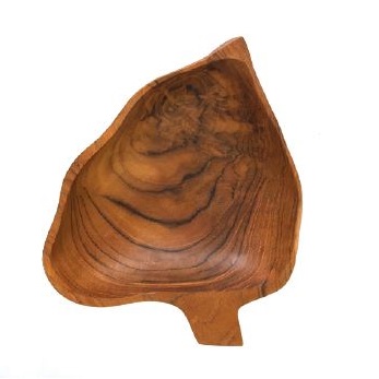 Wooden Leaf Bowls