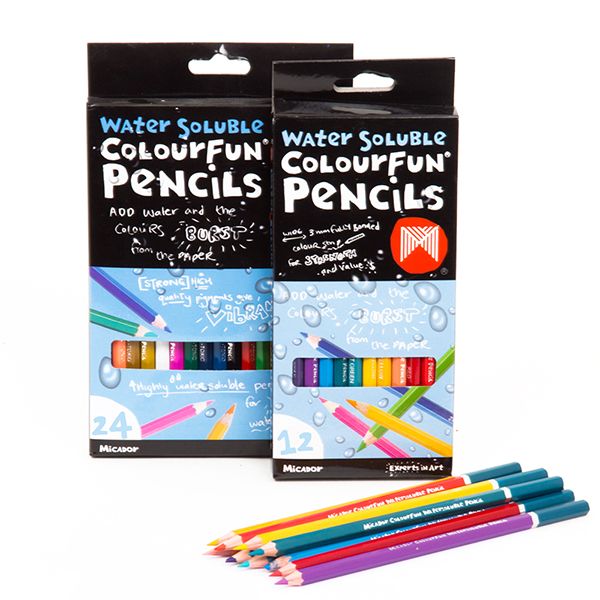 Micador Colourfun Water Soluble Pencils