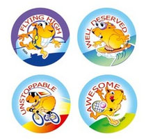 Active Guinea Pigs Stickers 96 pack