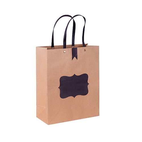 Blackboard Paper Bag with Handle 12pack Medium