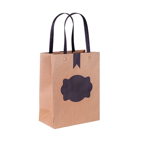 Blackboard Paper Bag with Handle 12pack Small