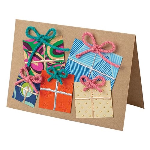 Kraft Card & Envelope 120 x 170mm (folded) 20