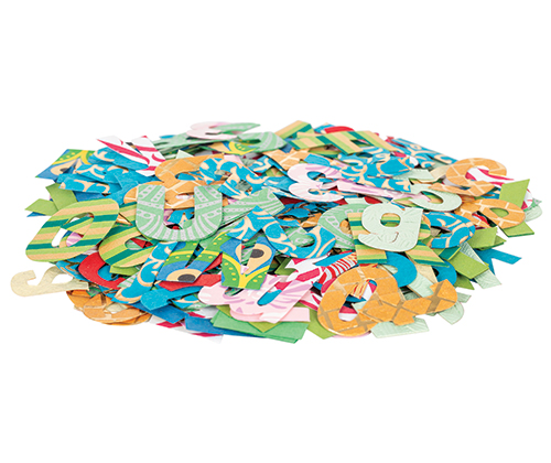 Handmade Paper Alphabets ‘n’ Numbers 100g