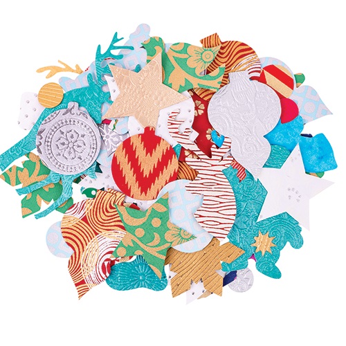 Handmade Pattern Paper – Christmas Shapes 100g