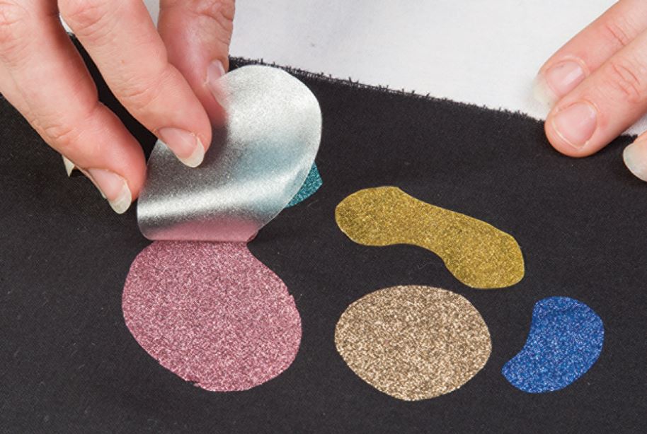 Glitter Iron on Sheets A4 10pack assorted