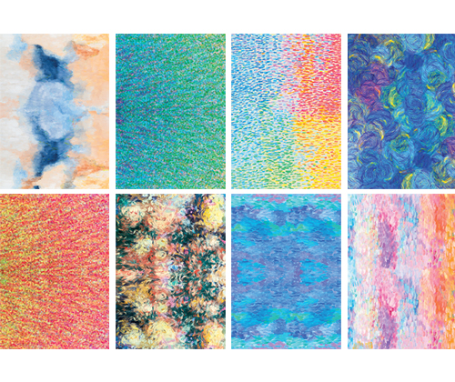 Pattern Papers A4 40pack Impressionist