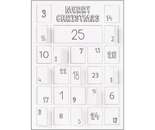 ColourMe Advent Calendar A3 10pack