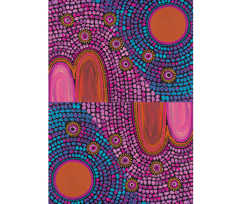 Pattern Paper A4 40s – Contemporary Australian Indigenous