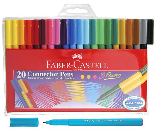 Faber Castell Connector Pens 20pack