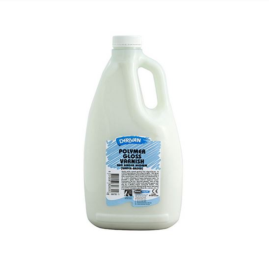 Derivan Polymer Gloss Varnish 2litre (Water Based)