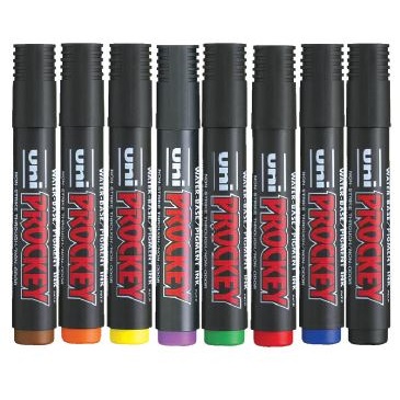 Prockey Marker Chizel wallet of 8 (assorted colours)