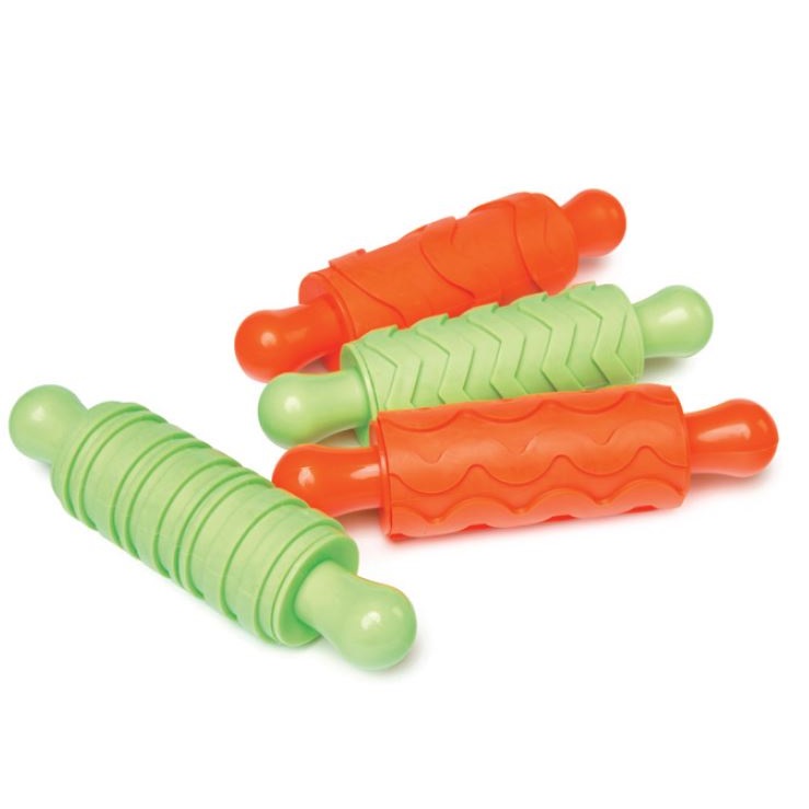 Rubber Rolling Pins - 5 Set