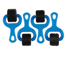 Rubber Pattern Rollers 4pack