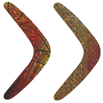 Scratch Art Boomerangs 30pack