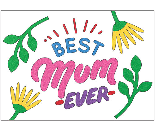 Sand Art Mother’s Day Sheet 20pack