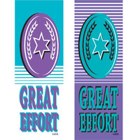 Great Effort Vinyl Medal Ribbon