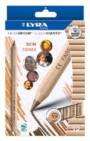 Pencils Giant Lyra Skin Tones 12 pack