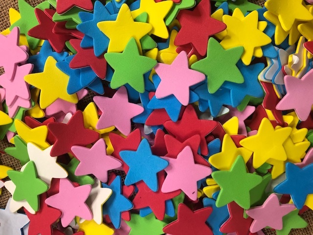 Foam Shapes Stars