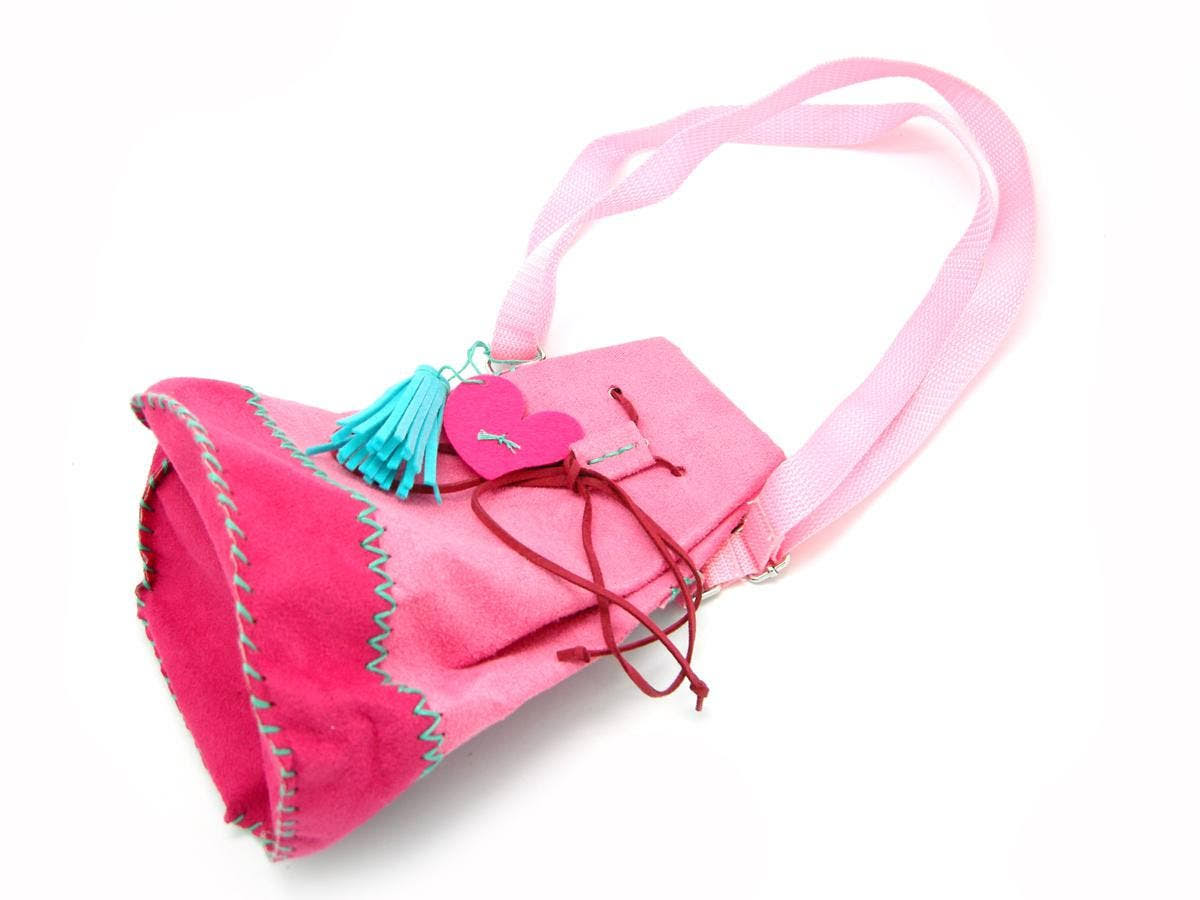 Sewing Bag Trendy Suede