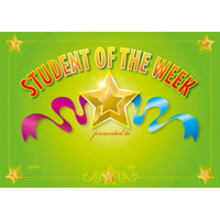 Student of the Week Certificate