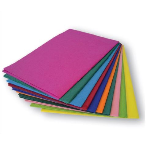 Tissue Paper Assorted colours 100pack