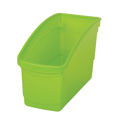 Book & Storage Tub 14.5 x 30 x 19cm Lime Green