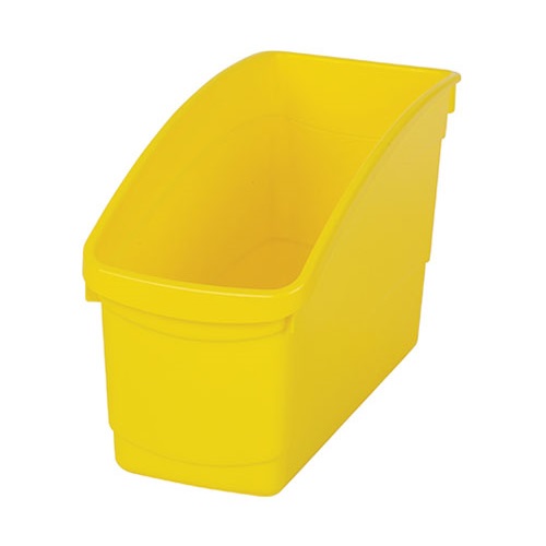 Book & Storage Tub 14.5 x 30 x 19cm Yellow